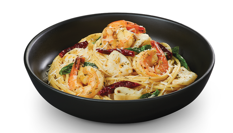 สปาเก็ตตี้ซีฟู้ดผัดพริกแห้ง