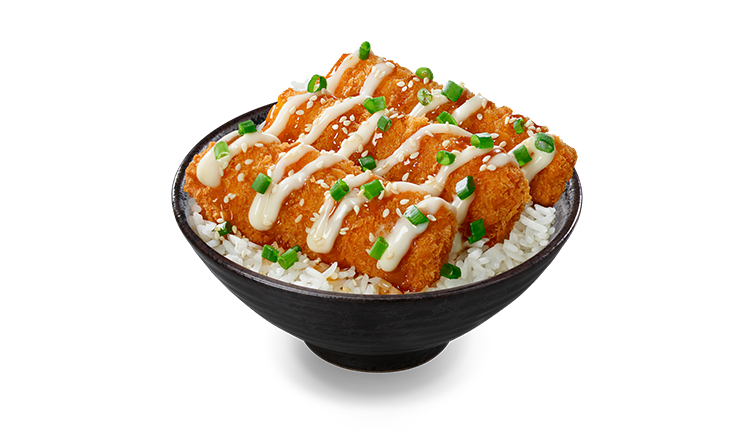 Korean Sauce Fried Fish Finger Rice Bowl
