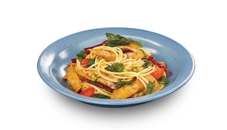 สปาเก็ตตี้ขี้เมาไส้กรอก